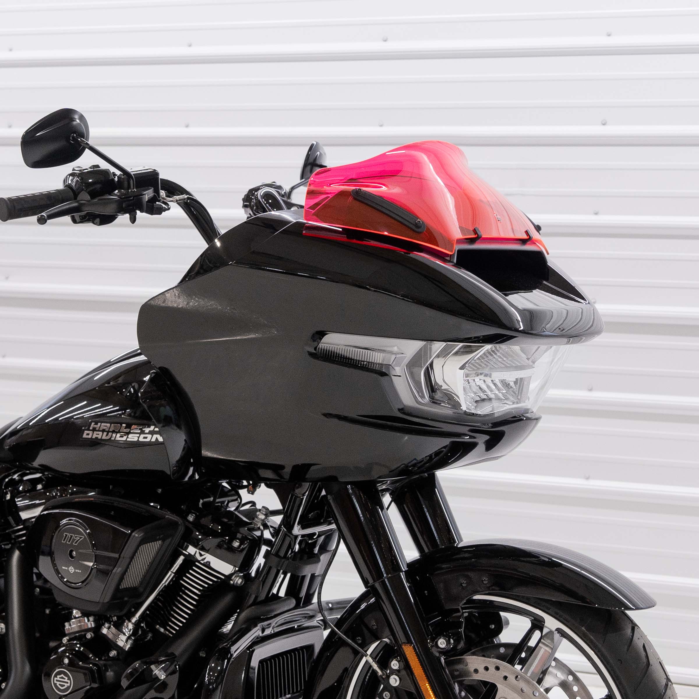 Pink Color Motorcycle Windshield for Harley-Davidson 2023.5-2024 FLTR (8" Pink Ice)