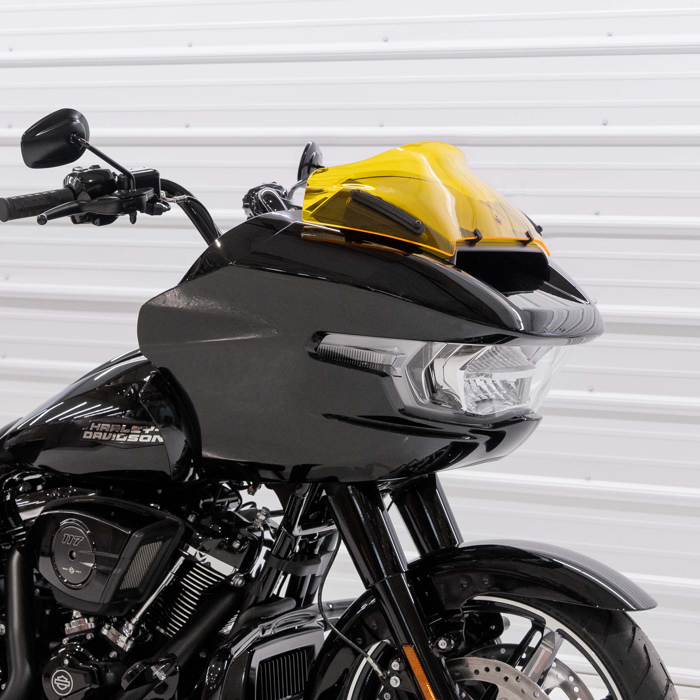 Yellow Color Motorcycle Windshield for Harley-Davidson 2023.5-2024 FLTR (8" Yellow)