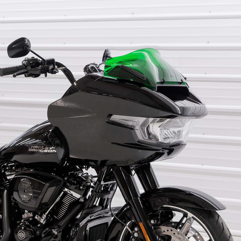 Green Color Motorcycle Windshield for Harley-Davidson 2023.5-2026 FLTR (8" Green)