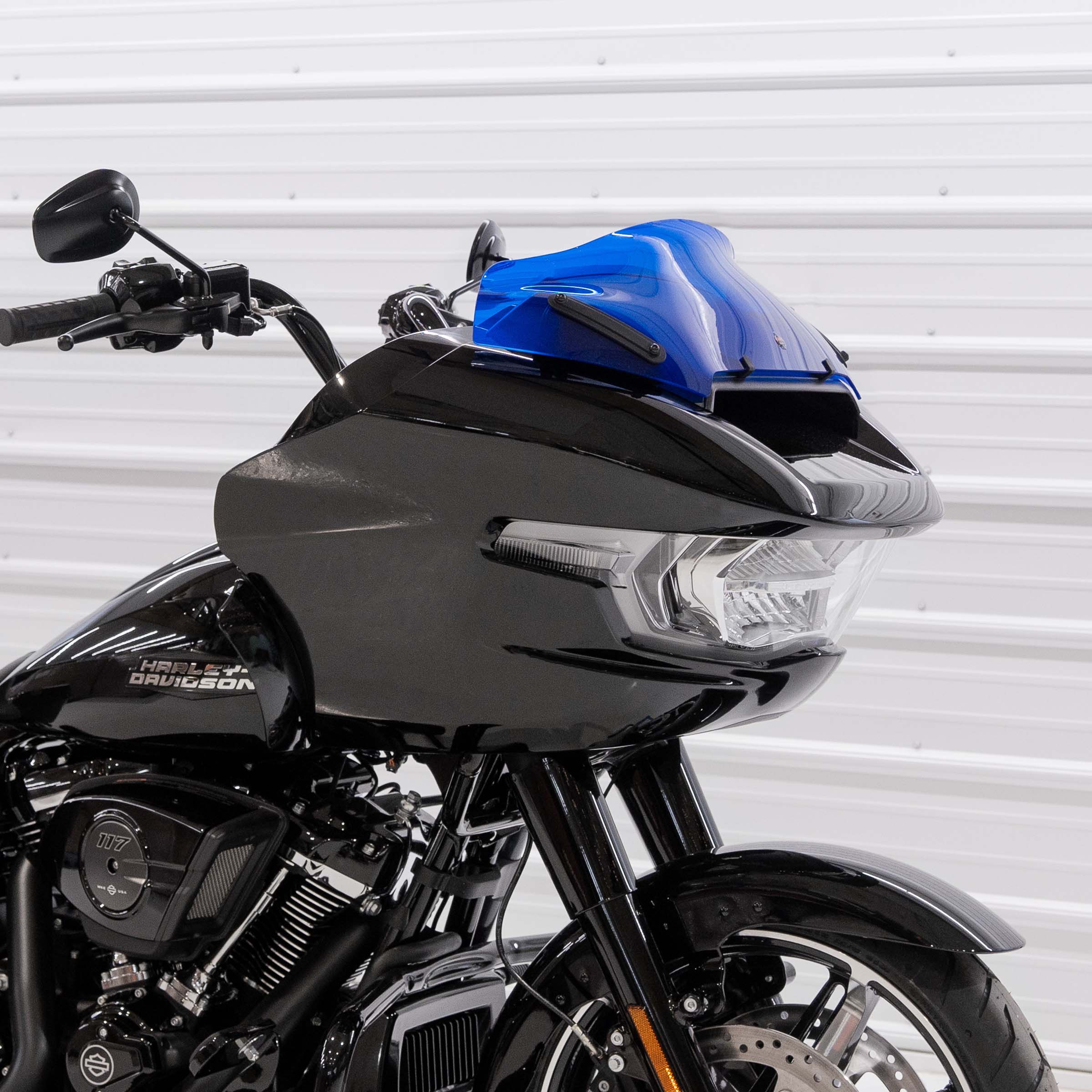Blue Color Motorcycle Windshield for Harley-Davidson 2023.5-2024 FLTR (8" Blue)