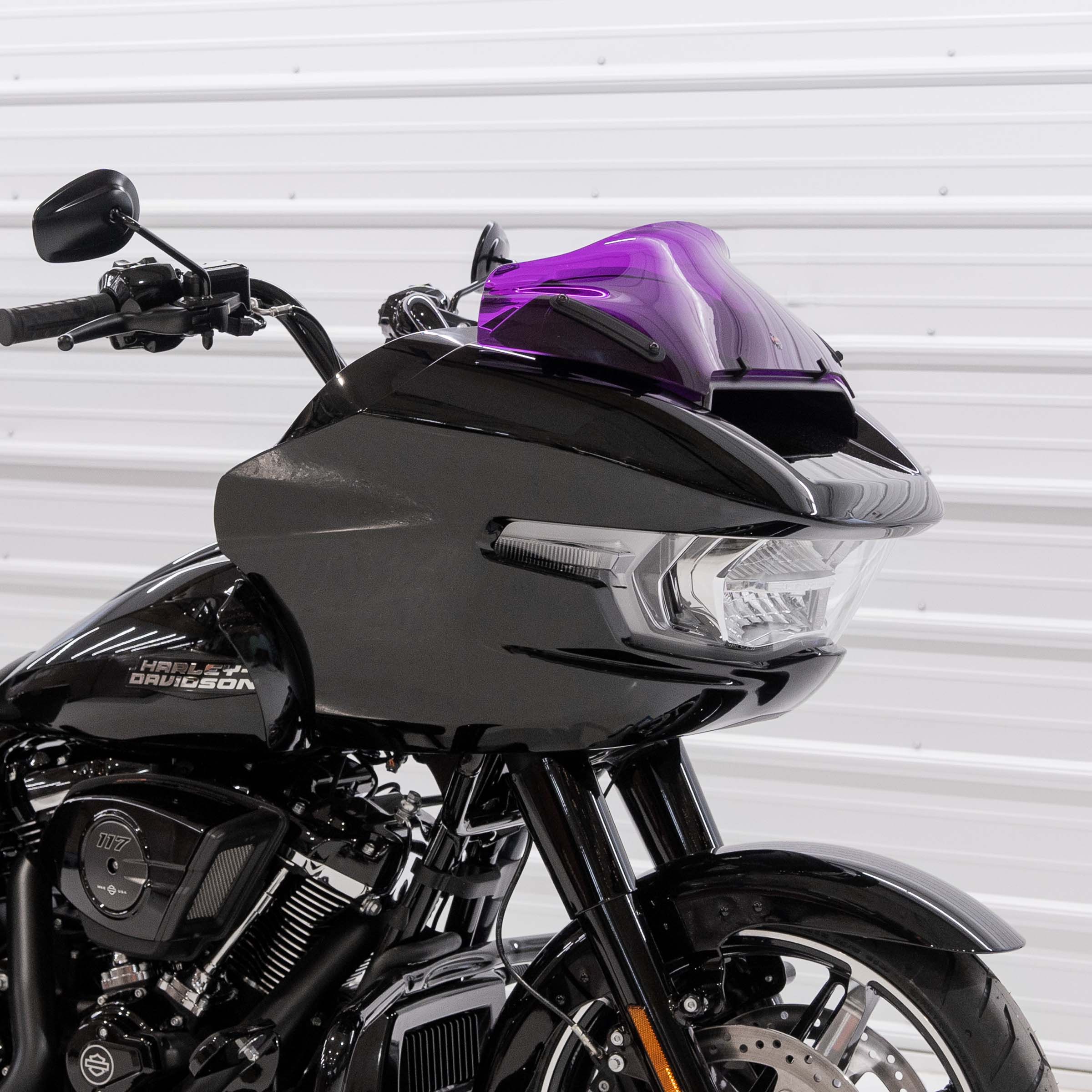 Purple Color Motorcycle Windshield for Harley-Davidson 2023.5-2024 FLTR (8" Purple)