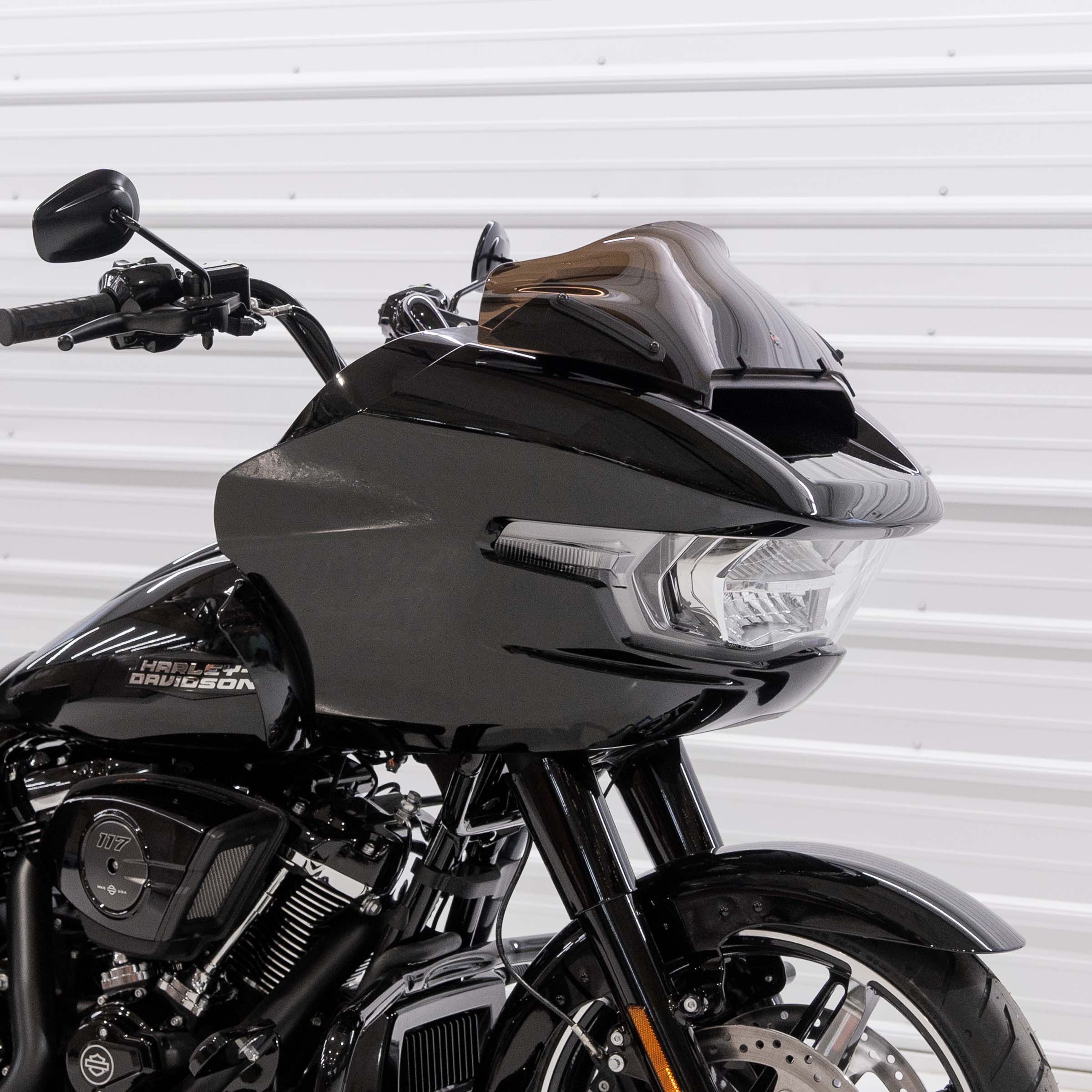 Bronze Color Motorcycle Windshield for Harley-Davidson 2023.5-2024 FLTR (8" Bronze)