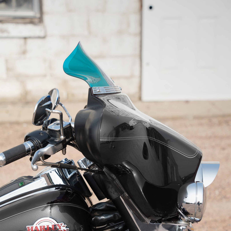 6.5" Teal Kolor Windshield for Harley-Davidson 1996-2013 FLH motorcycle models(6.5" Teal)