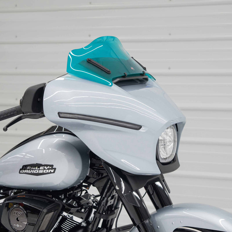 Teal Color Windshield for Harley-Davidson 2023.5-2026 FLH (8" Teal)