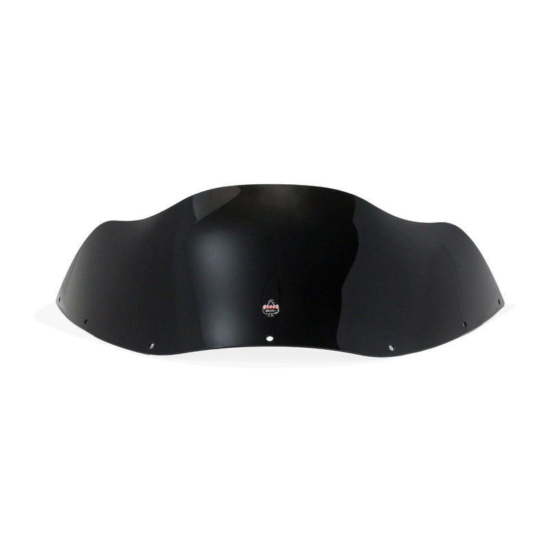 8" Solid Black Windshield for Harley-Davidson motorcycle models with FXRP, FXRT, FXRD Style Fairings(8" FXRP/FXRT/FXRD Solid Black)