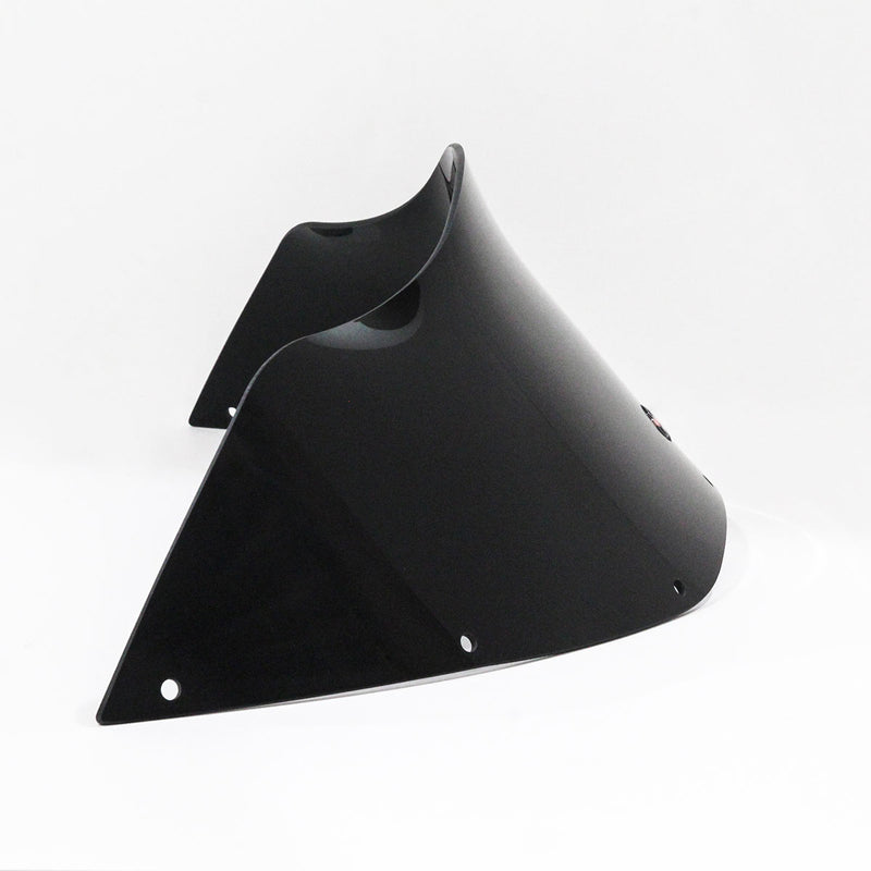 8" Solid Black Windshield for Harley-Davidson motorcycle models with FXRP, FXRT, FXRD Style Fairings(8" FXRP/FXRT/FXRD Solid Black)