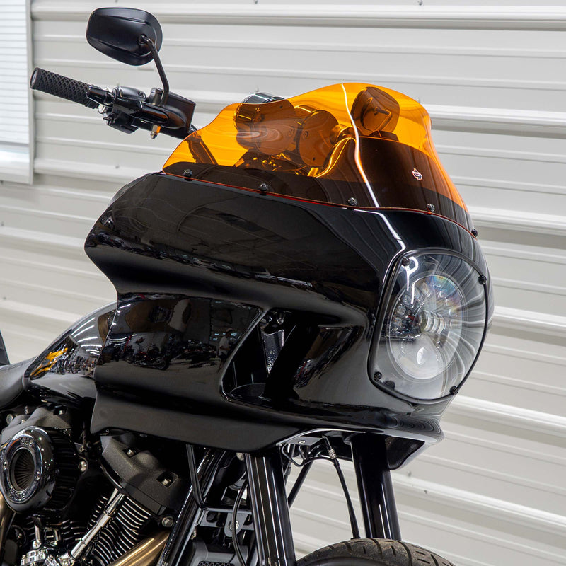 Orange Kolor Windshield for Harley-Davidson FXRP Style motorcycle fairings (Orange)