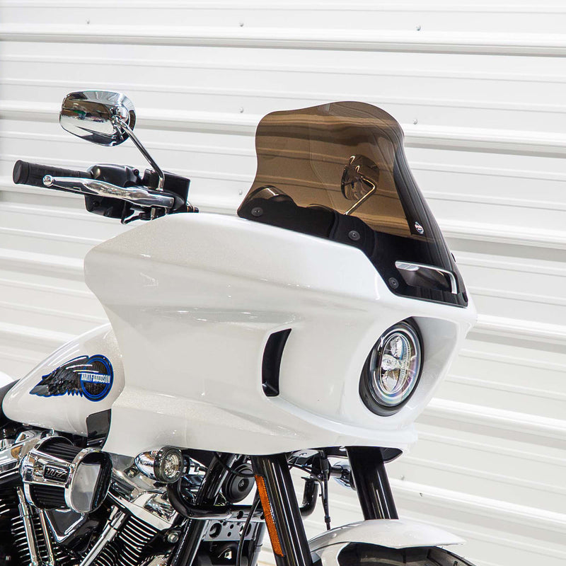 8" Kolor Windshield for Harley-Davidson Low Rider ST Motorcycles (8" Bronze)