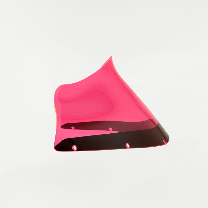 Side view of Pink Ice Kolor Windshield for Harley-Davidson FXRP Style motorcycle fairings (Pink Ice)