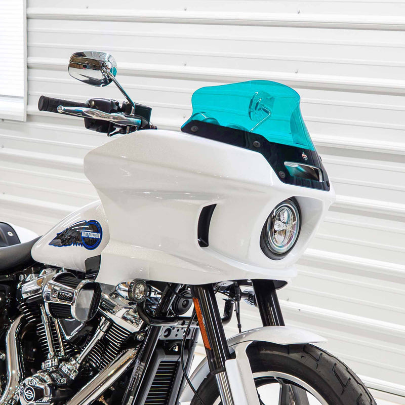 6" Teal Kolor Windshield for Harley-Davidson Low Rider ST Motorcycles (6" Teal)