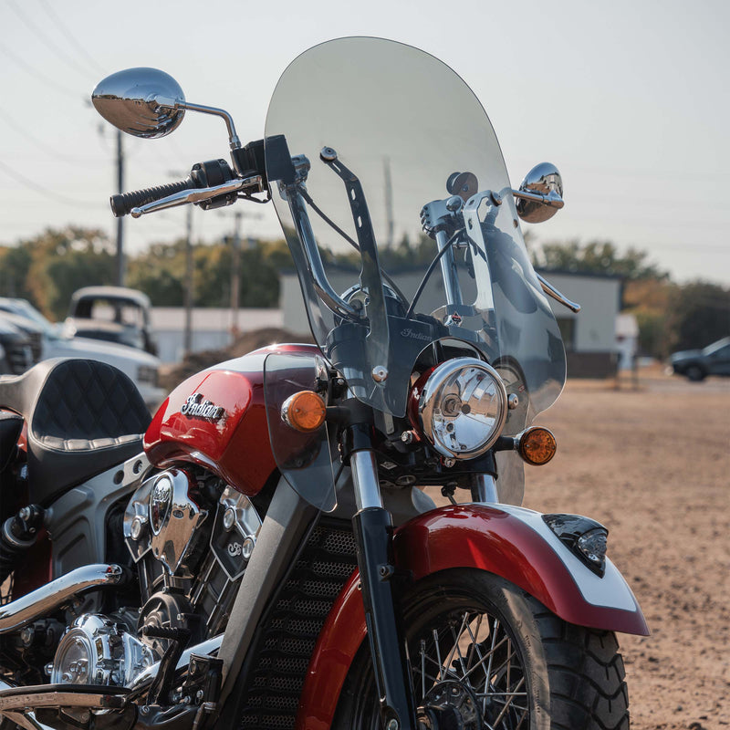 Tinted Motorcycle Windshield, Windshield for IndianĀ® Motorcycle, Air Management Kit For IndianĀ® Scout Motorcycles(Tint)