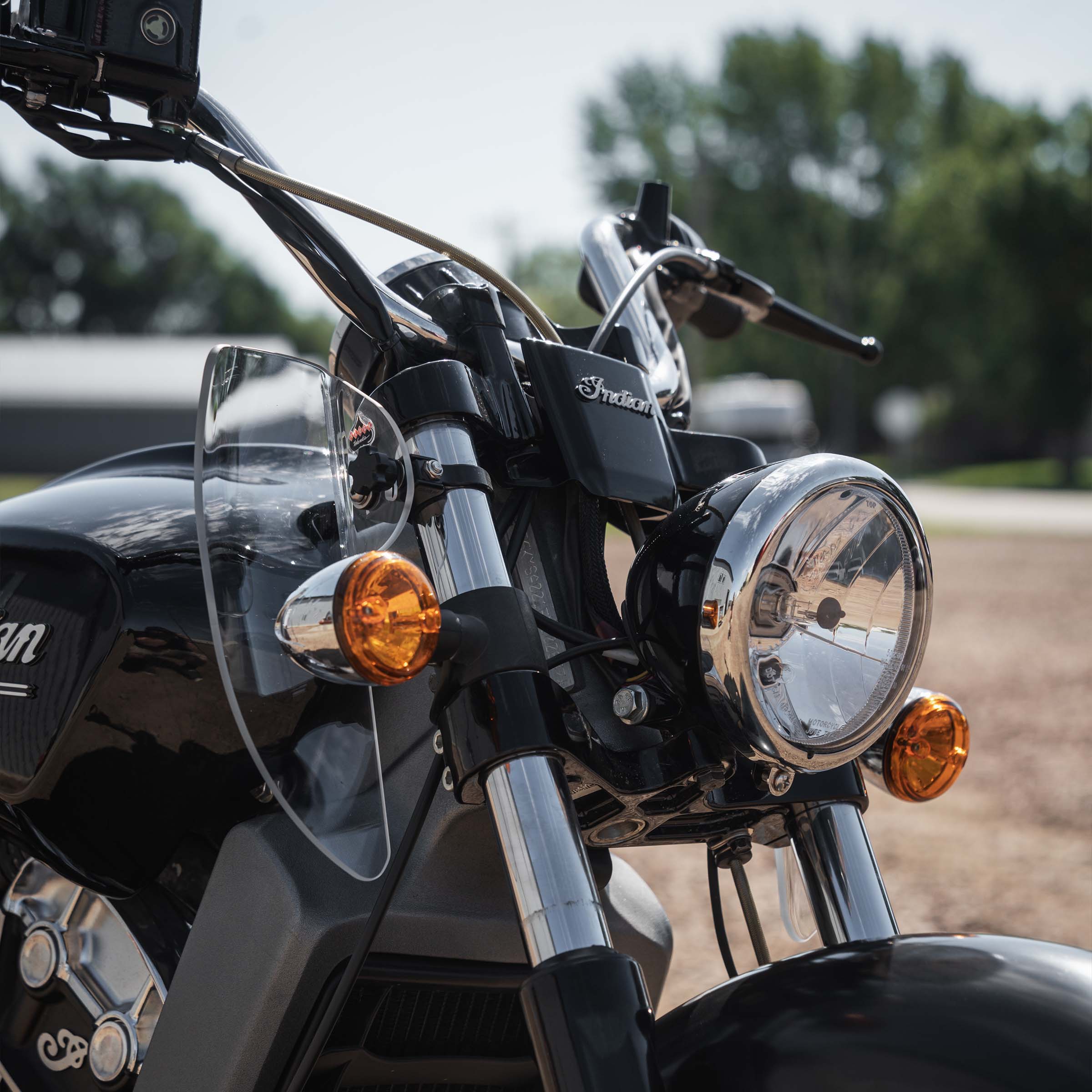 Clear Flare™ Wings For Indian® Scout Motorcycles(Clear)