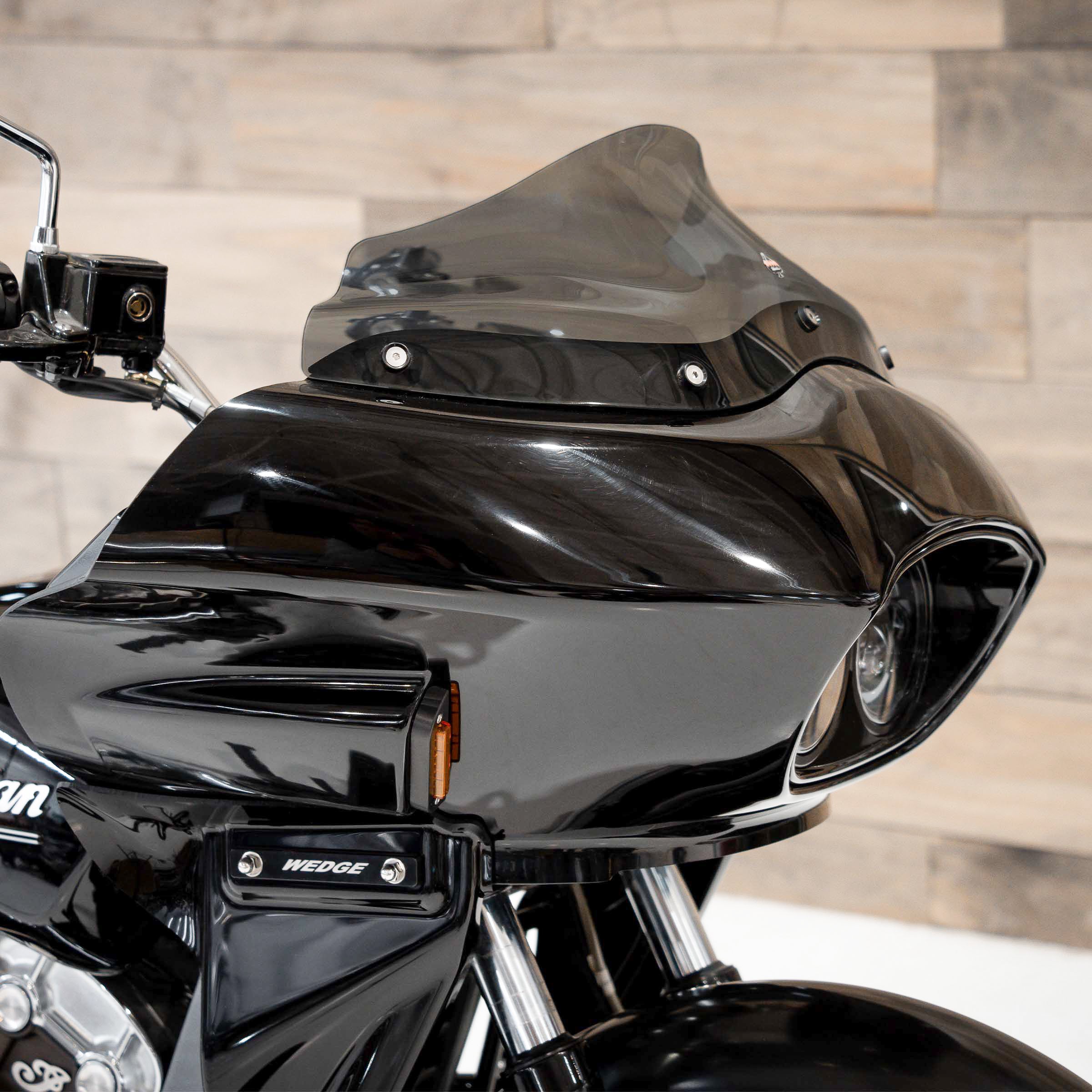 (7.5" Dark Smoke) Windshield for Wedge Fairing