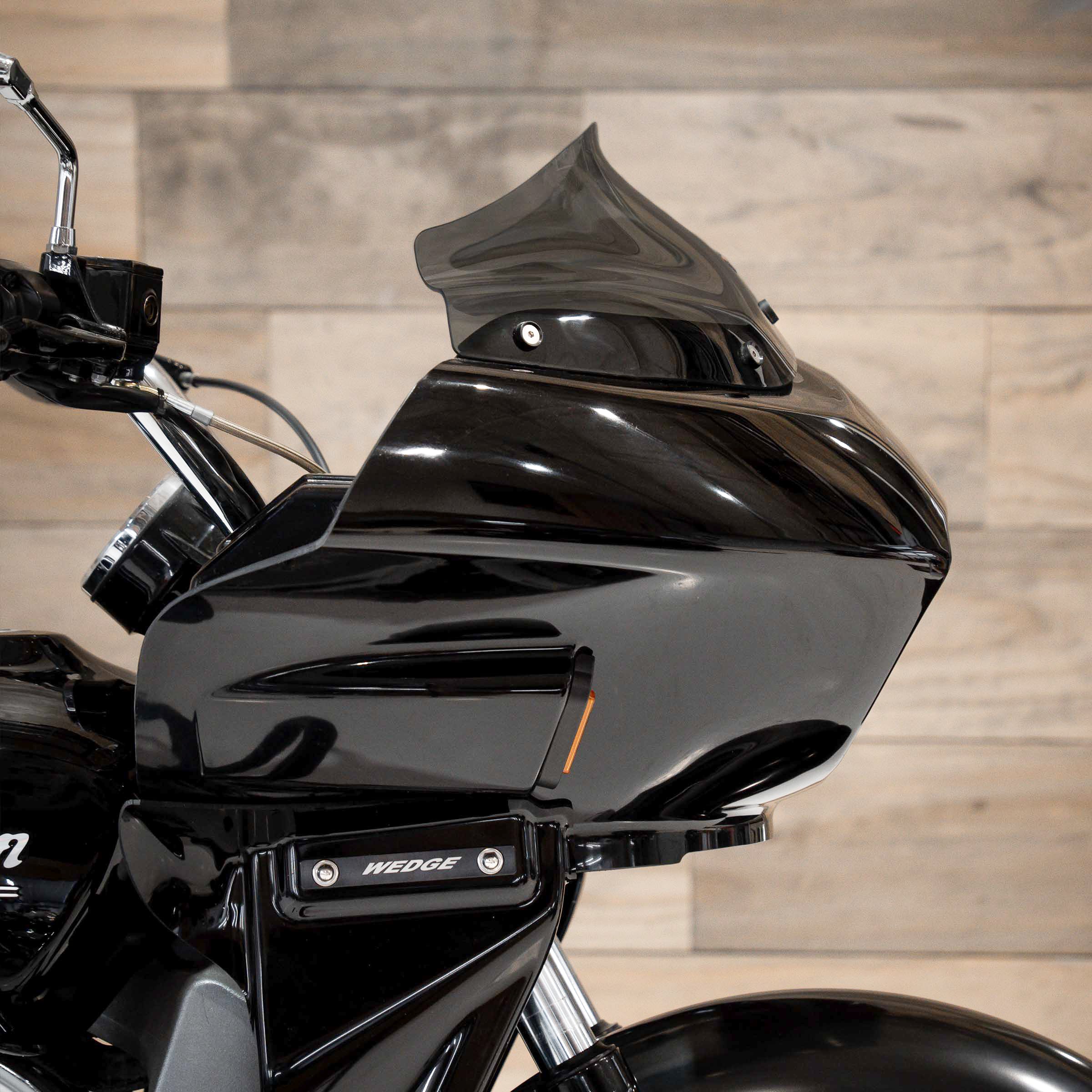 (7.5" Dark Smoke) Windshield for Wedge Fairing