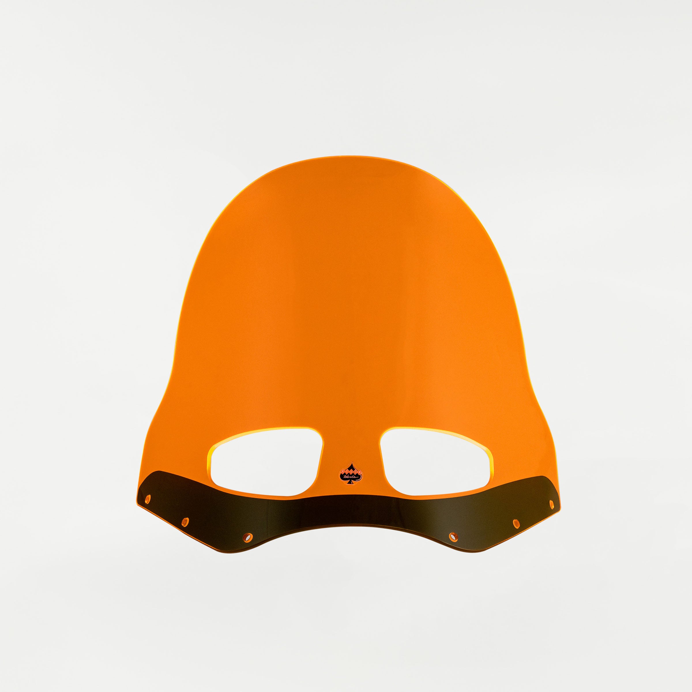 Orange Ice Color Windshield for Memphis Shades Road Warrior Fairings (15" Orange Ice)