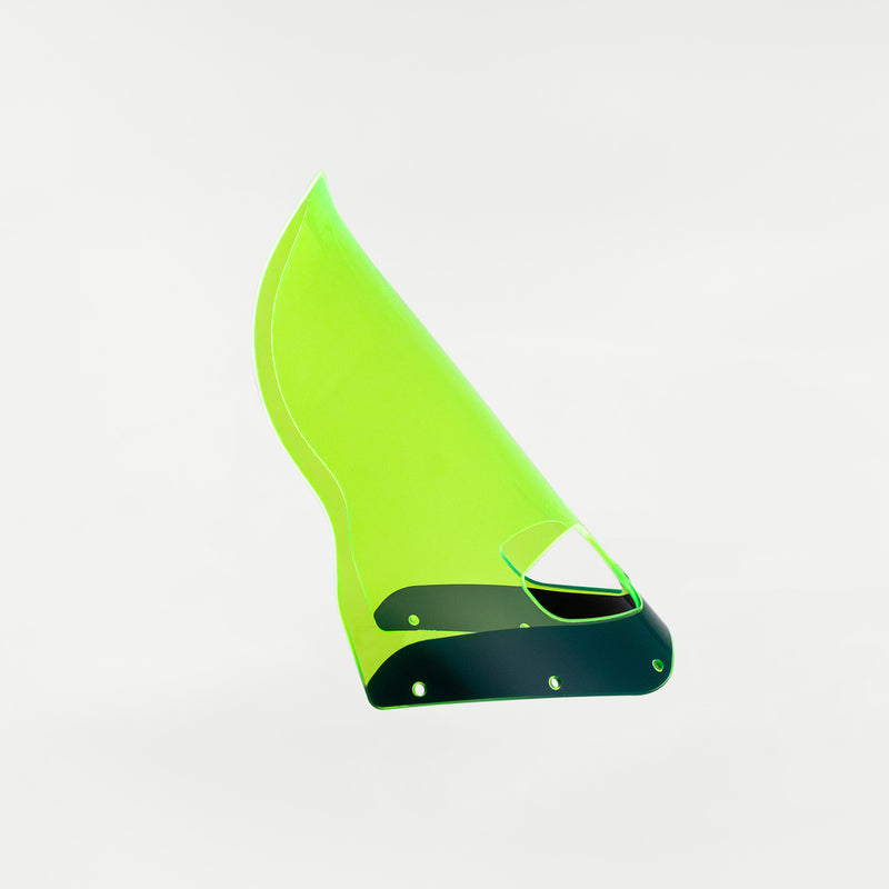Green Ice Color Windshield for Memphis Shades Road Warrior Fairings (15" Green Ice)
