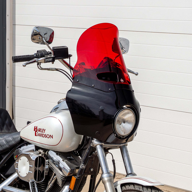 Red Color Windshield for Memphis Shades Road Warrior Fairings (15" Red)