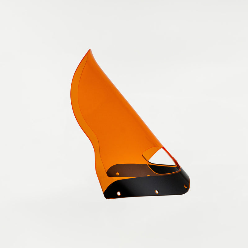 Orange Color Windshield for Memphis Shades Road Warrior Fairings (15" Orange)