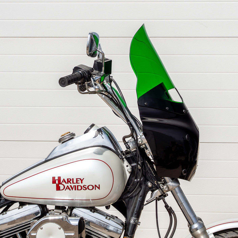 Green Color Windshield for Memphis Shades Road Warrior Fairings (15" Green)