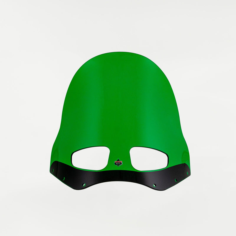 Green Color Windshield for Memphis Shades Road Warrior Fairings (15" Green)