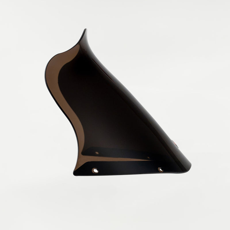 Bronze Kolor Flare Windshield by Klock Werks for Saddleman S-RT Mini Fairing (12.5" Bronze Flare® Windshield for S-RT Mini Fairing Side)