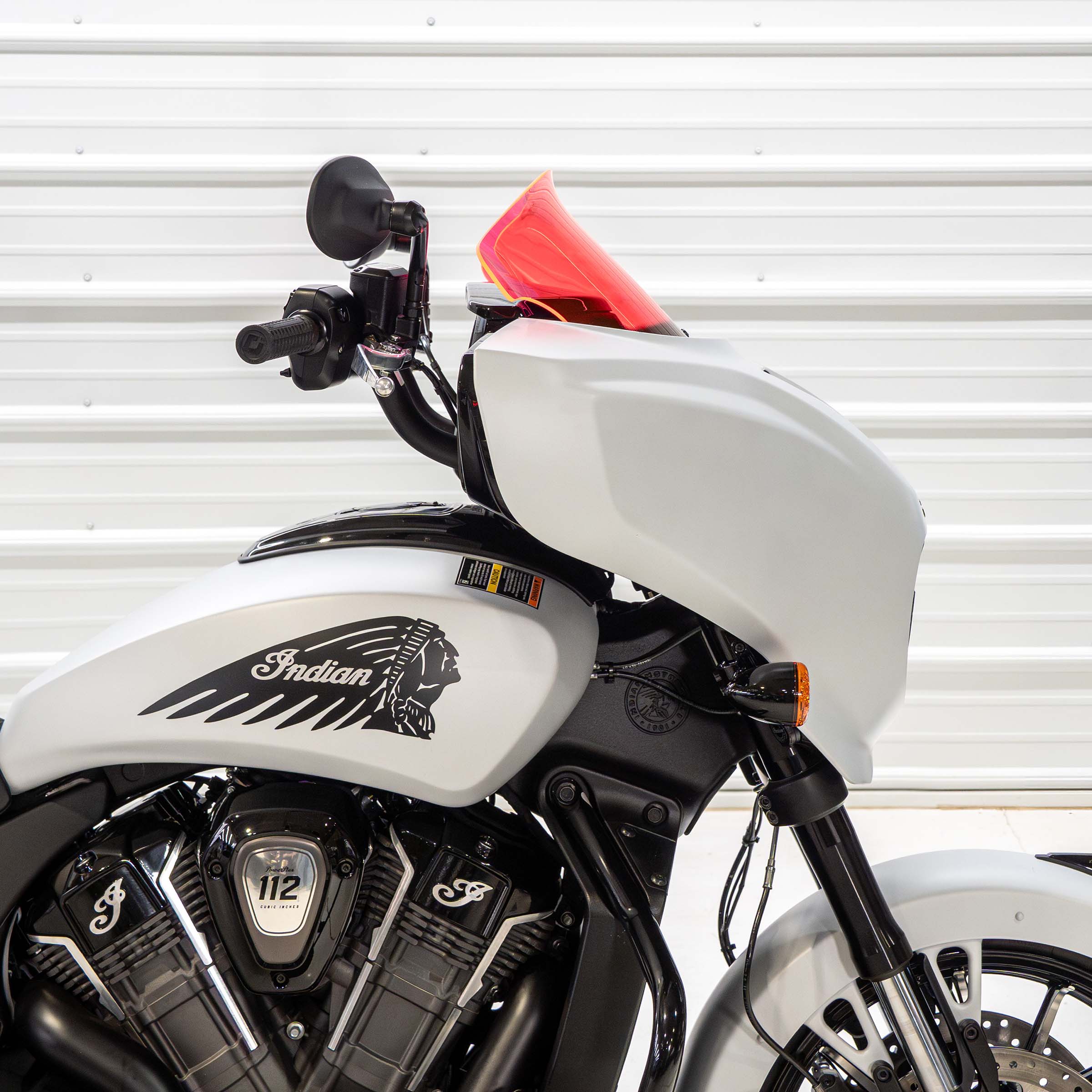 Kolor Flare® Windshields for Indian® 2025+ Chieftain & Roadmaster PowerPlus - Pink Ice Motorcycle Windshield (9" - Pink Ice)