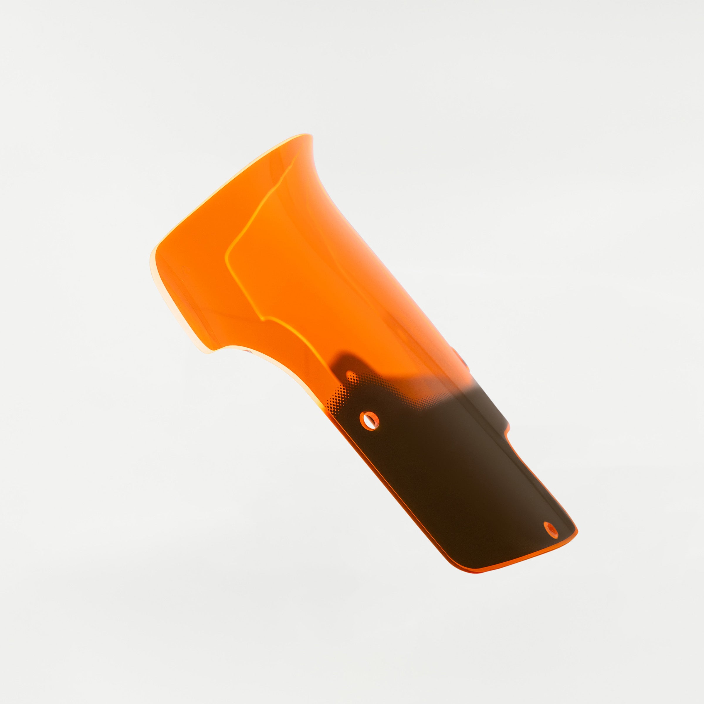 Kolor Flare® Windshields for Indian® 2025+ Chieftain & Roadmaster PowerPlus - Orange Ice Motorcycle Windshield (9" - Orange Ice)