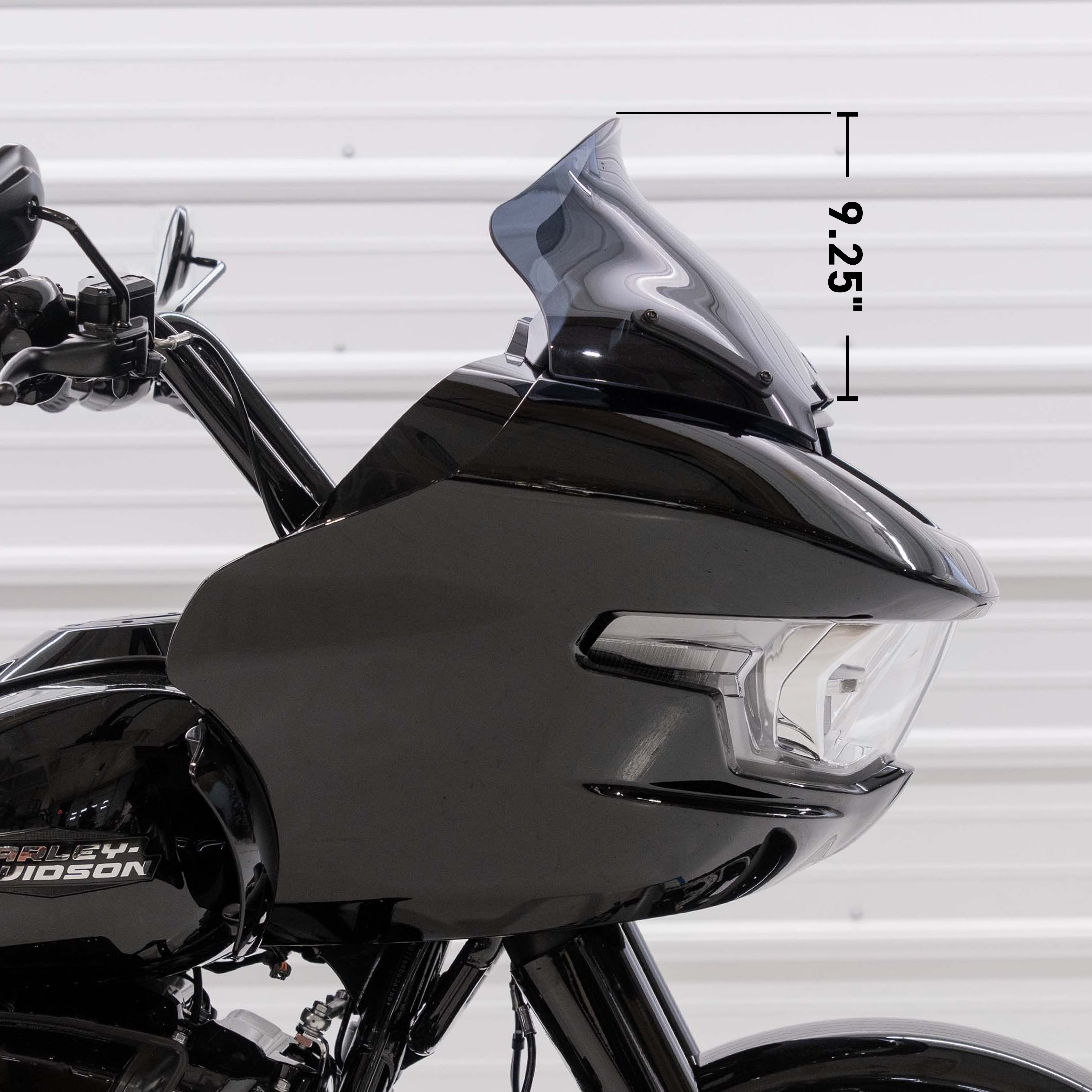 11" Windscreen for Harley-Davidson 2023-2024 Road Glide® (11" Sport - Dark Smoke - with vertical height measurement)