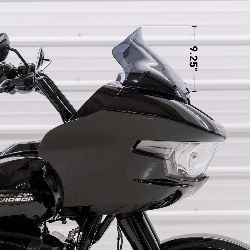 11" Windscreen for Harley-Davidson 2023-2026 Road GlideĀ® (11" Sport - Dark Smoke - with vertical height measurement)