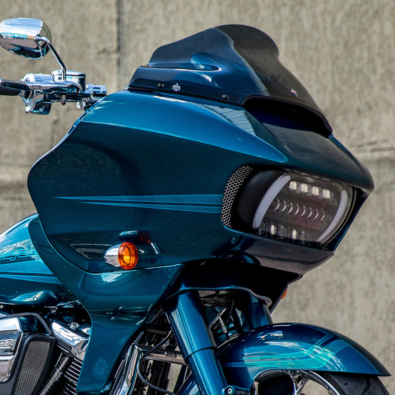 9" Sport Dark Smoke Windshields for Harley-Davidson 2015-2025 Road Glide motorcycle models(9" Sport - Dark Smoke)