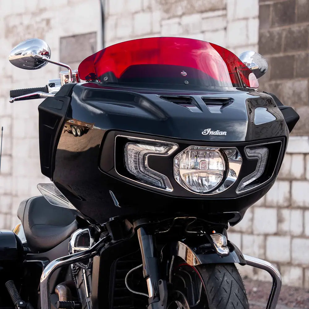 Kolor Windshield for Indian Challenger and Pursuit motorcycle models( Red Kolor)