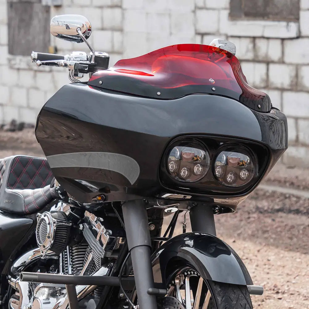 8" Red Kolor Windshield for Harley-Davidson 1998-2013 Road Glide motorcycle models(8" Red)