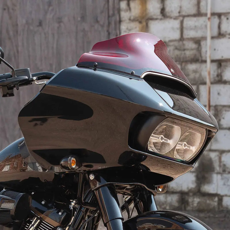9" Red Kolor Flare™ Windshield for Harley-Davidson 2015-2025 Road Glide motorcycle models (9" Red)