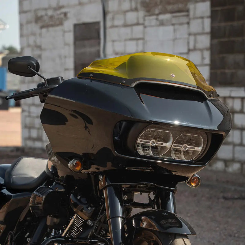 6" Yellow Kolor Flare™ Windshield for Harley-Davidson 2015-2025 Road Glide motorcycle models (6" Yellow)
