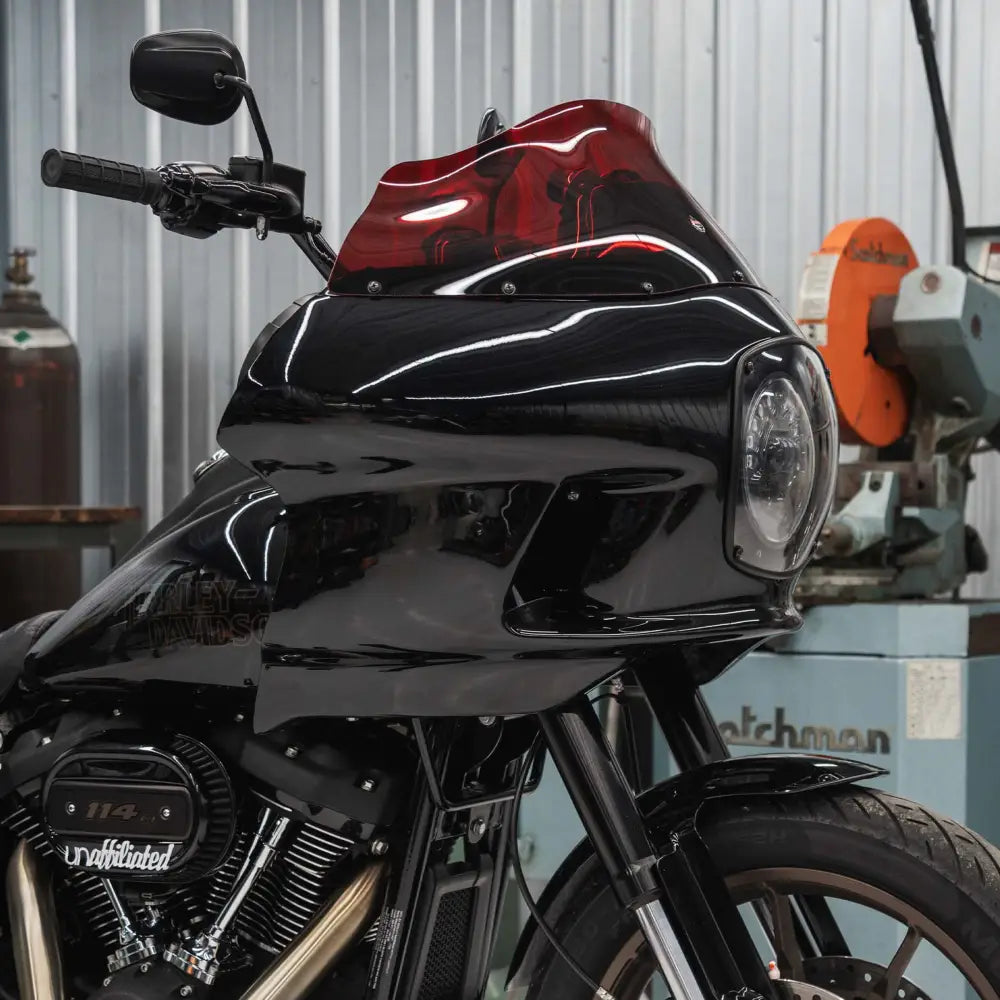 Red Kolor Windshield for Harley-Davidson FXRP Style motorcycle fairings (Red)