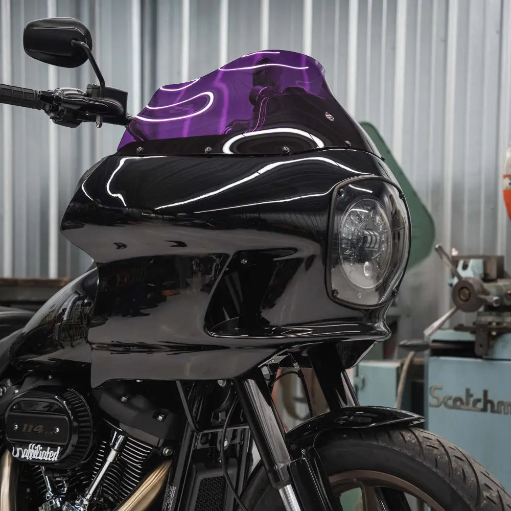 Purple Kolor Windshield for Harley-Davidson FXRP Style motorcycle fairings (Purple)