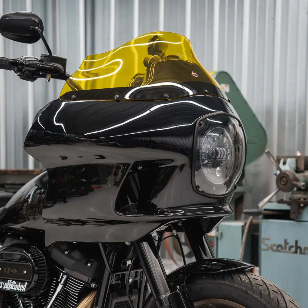 Yellow Kolor Windshield for Harley-Davidson FXRP Style motorcycle fairings (Yellow)