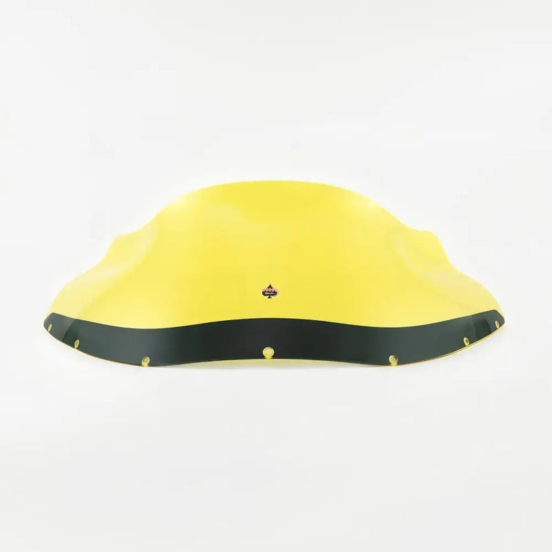 Front view of Yellow Ice Kolor Windshield for Harley-Davidson FXRP Style motorcycle fairings(Yellow Ice)