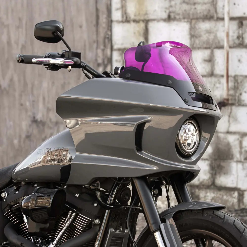6" Purple Kolor Windshield for Harley-Davidson Low Rider ST Motorcycles (6" Purple)