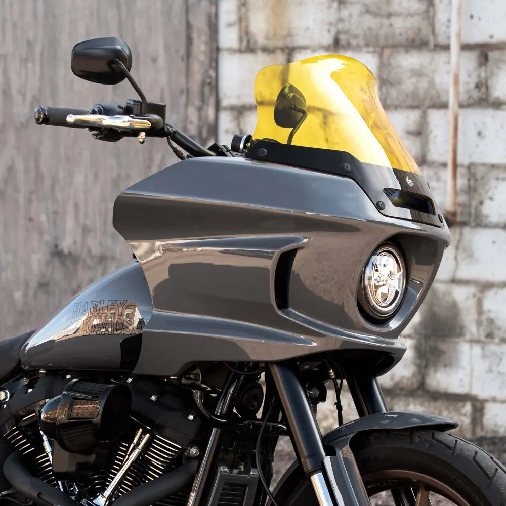 8" Kolor Windshield for Harley-Davidson Low Rider ST Motorcycles (8" Yellow)