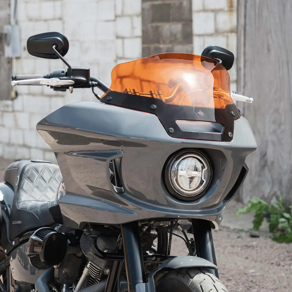 6" Orange Kolor Windshield for Harley-Davidson Low Rider ST Motorcycles (6" Orange)