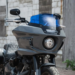 6" Blue Kolor Flare™ Windshield for Harley-Davidson Low Rider ST Motorcycles 