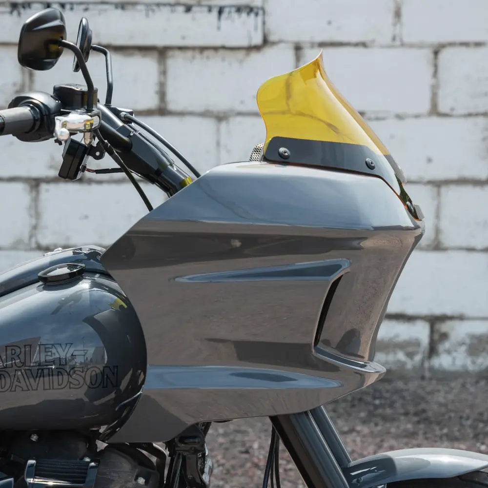 6" Yellow Kolor Windshield for Harley-Davidson Low Rider ST Motorcycles (6" Yellow)