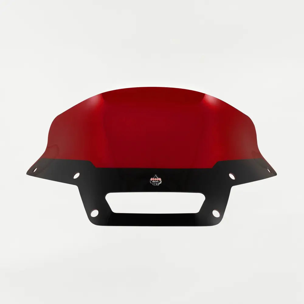 6" Red Kolor Windshield for Harley-Davidson Low Rider ST Motorcycles (6" Red)