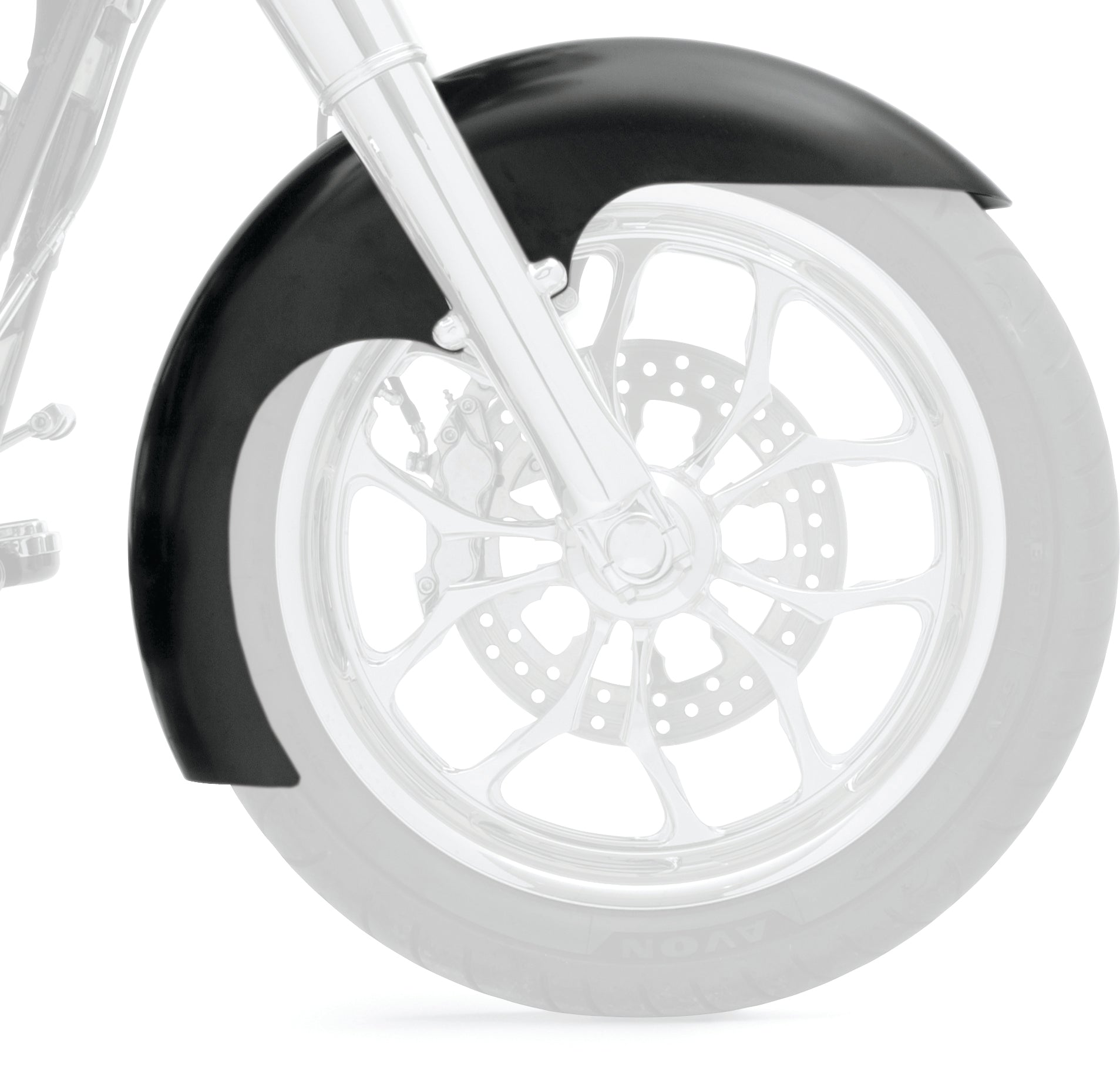 Level Tire Hugger Front Fenders for Harley-Davidson 1983-2013 Touring Motorcycle Models(Level)