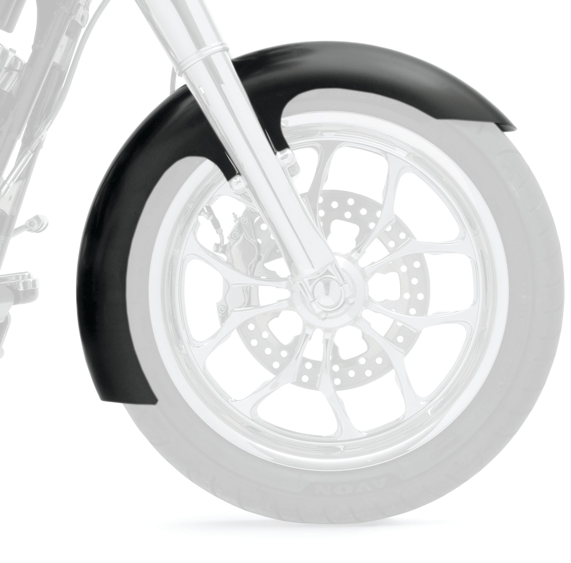 Slicer Tire Hugger Front Fenders for Harley-Davidson 1983-2013 Touring Motorcycle Models(Slicer)