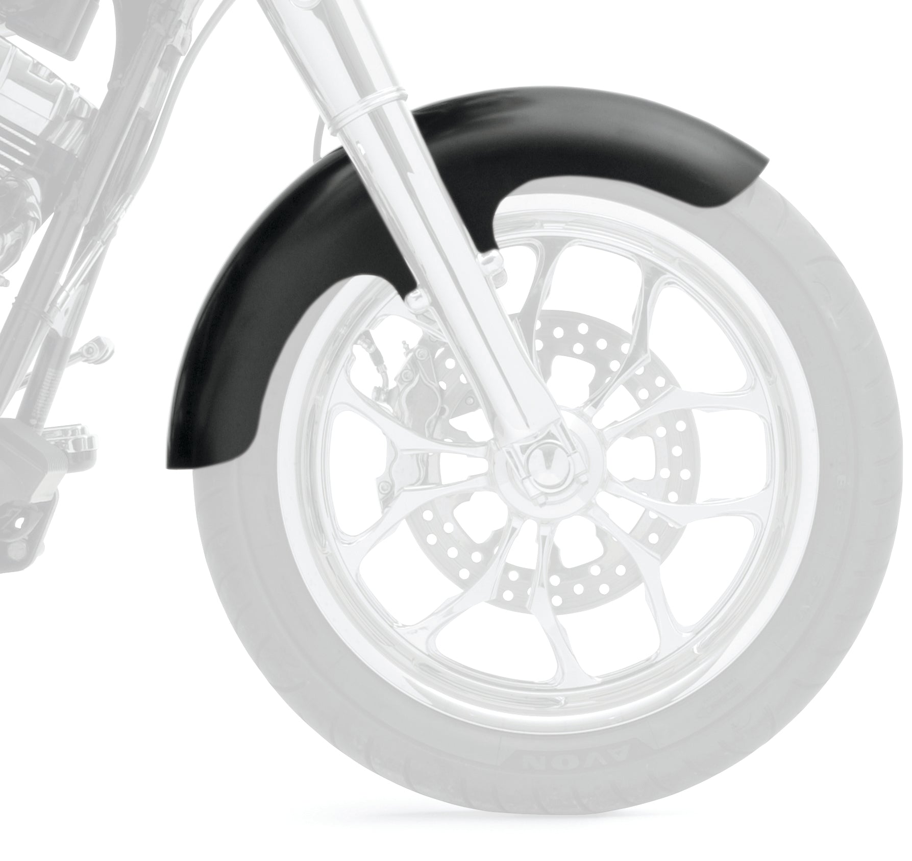 Thickster Tire Hugger Front Fenders for Harley-Davidson 1983-2013 Touring Motorcycle Models(Thickster)