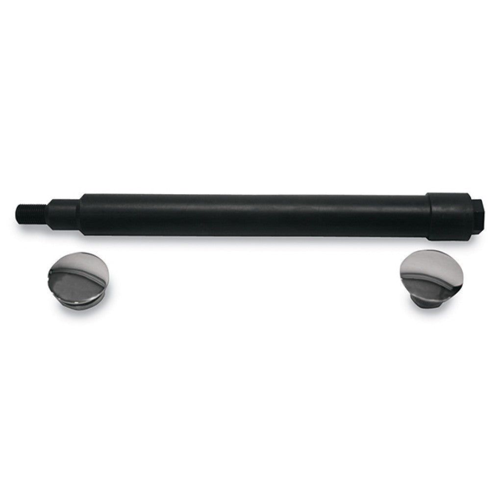 Black Flush Mount Front Axles for Harley-Davidson® 00-07 Touring(Black)