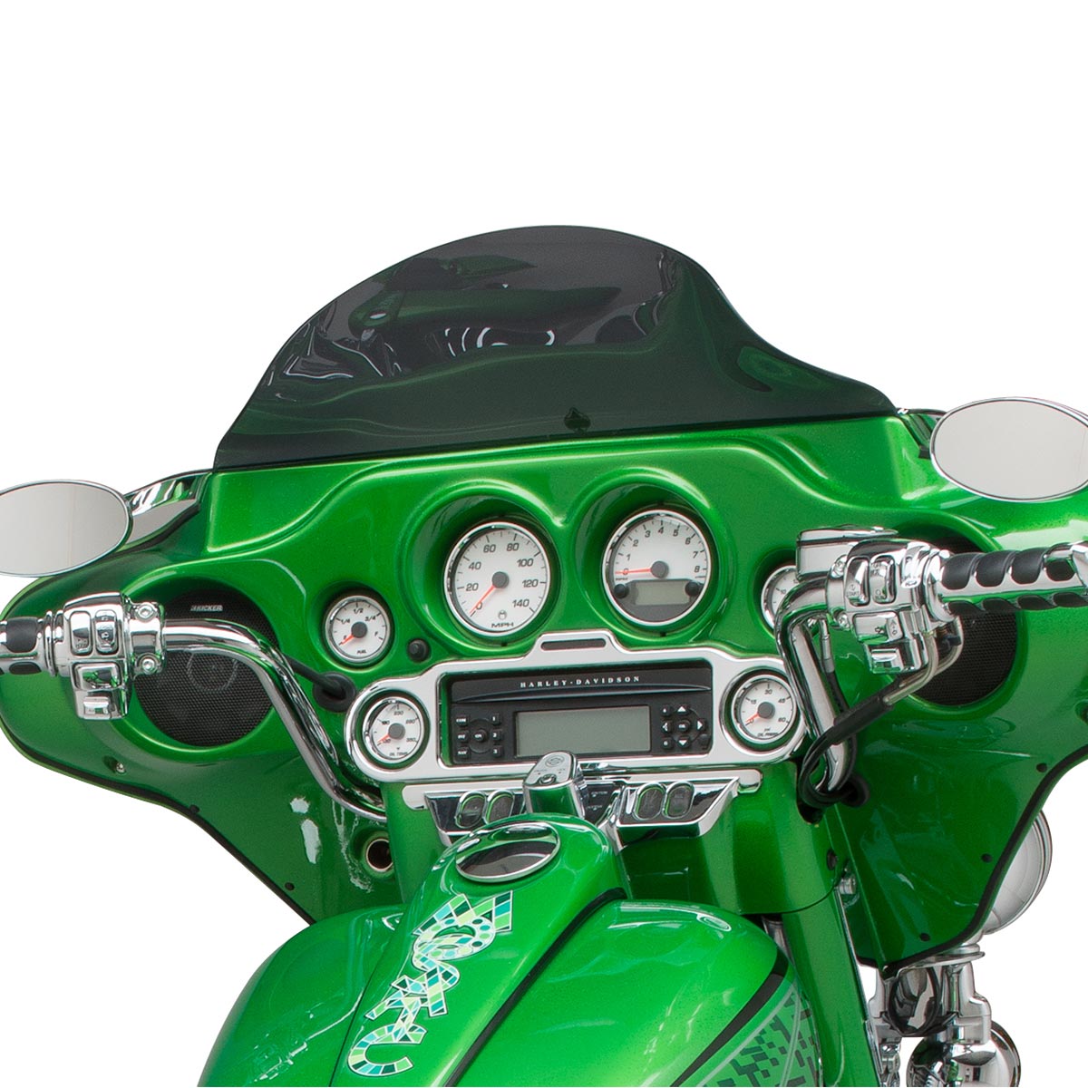 Chrome Back Ergo Bars for Harley-Davidson 1986-2024 FLH Motorcycles(Chrome Back Bars)