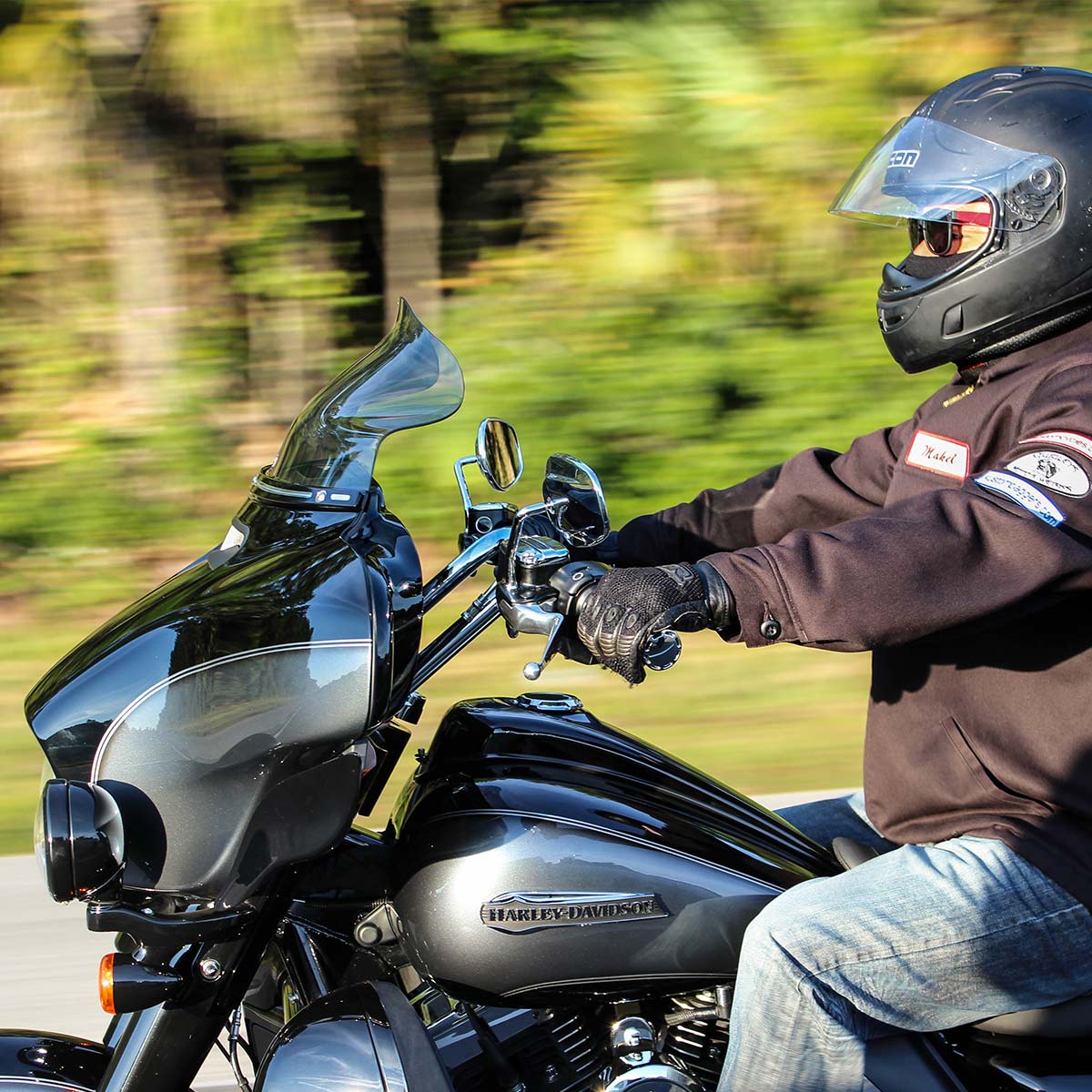 Chrome Back Ergo Bars for Harley-Davidson 1986-2024 FLH Motorcycles(Chrome Back Bars)
